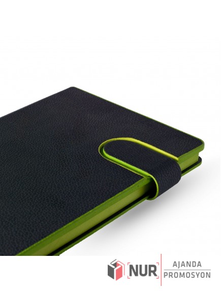Mıknatıslı Termo Deri Kapaklı Tarihsiz Defter Ajanda